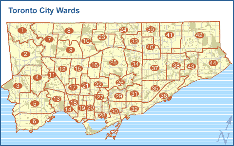 City Ward Map